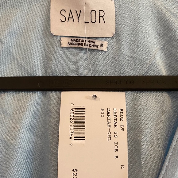 NWT SAYLOR Dariah Dress Ice Blue - Picture 5 of 5